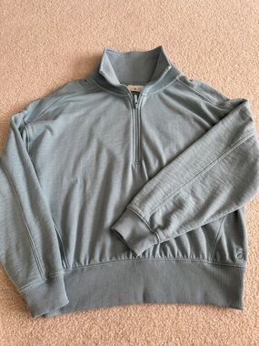 Lou & Grey Half-Zip Pullover Sweatshirt